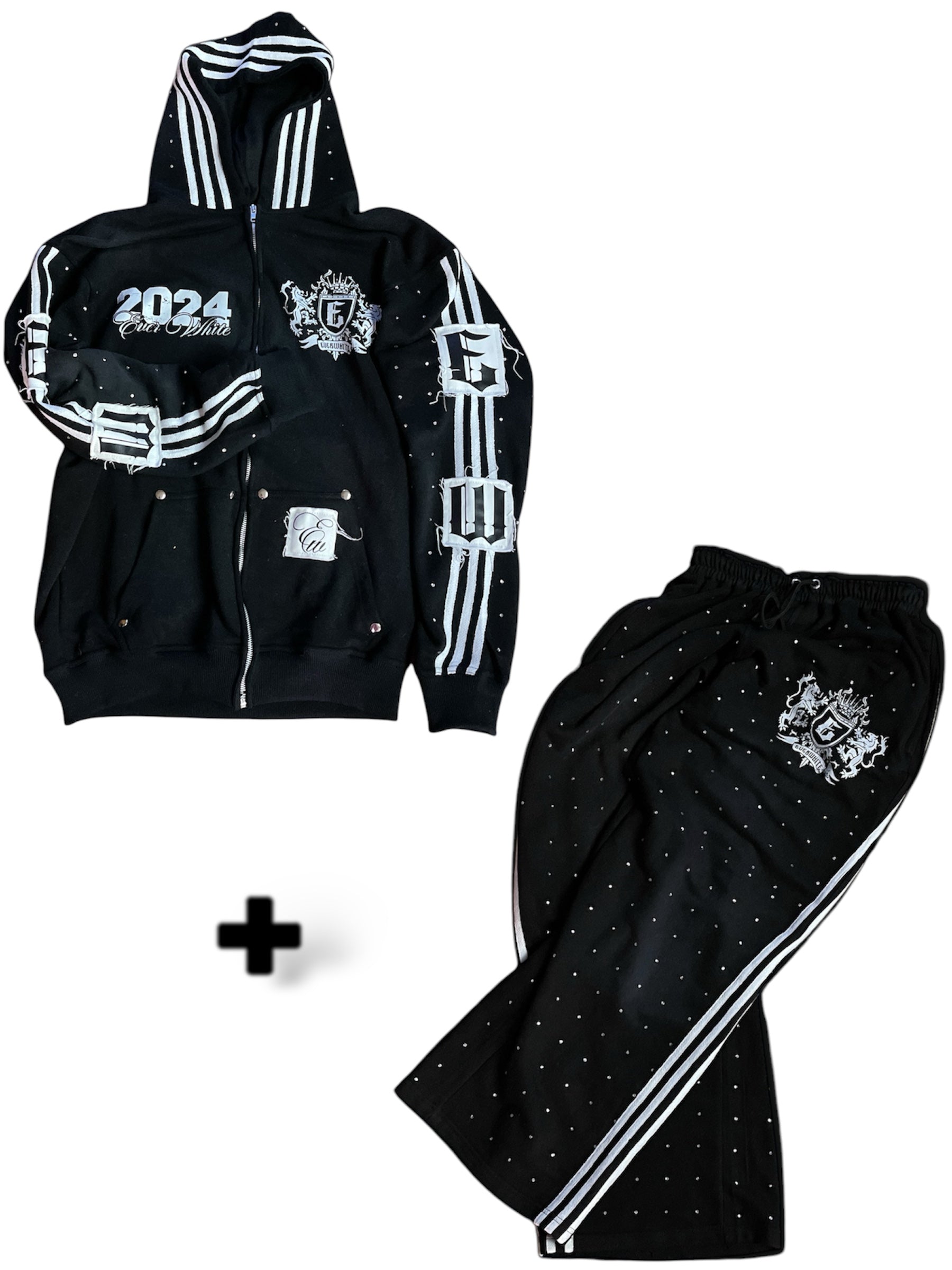 EverWhite “King’s Collection” Black Sweatsuit Bundle